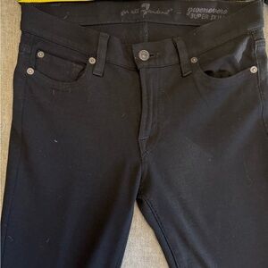 7 for all Mankind. Women's Black Jeans Givenere Super Skinny size 27